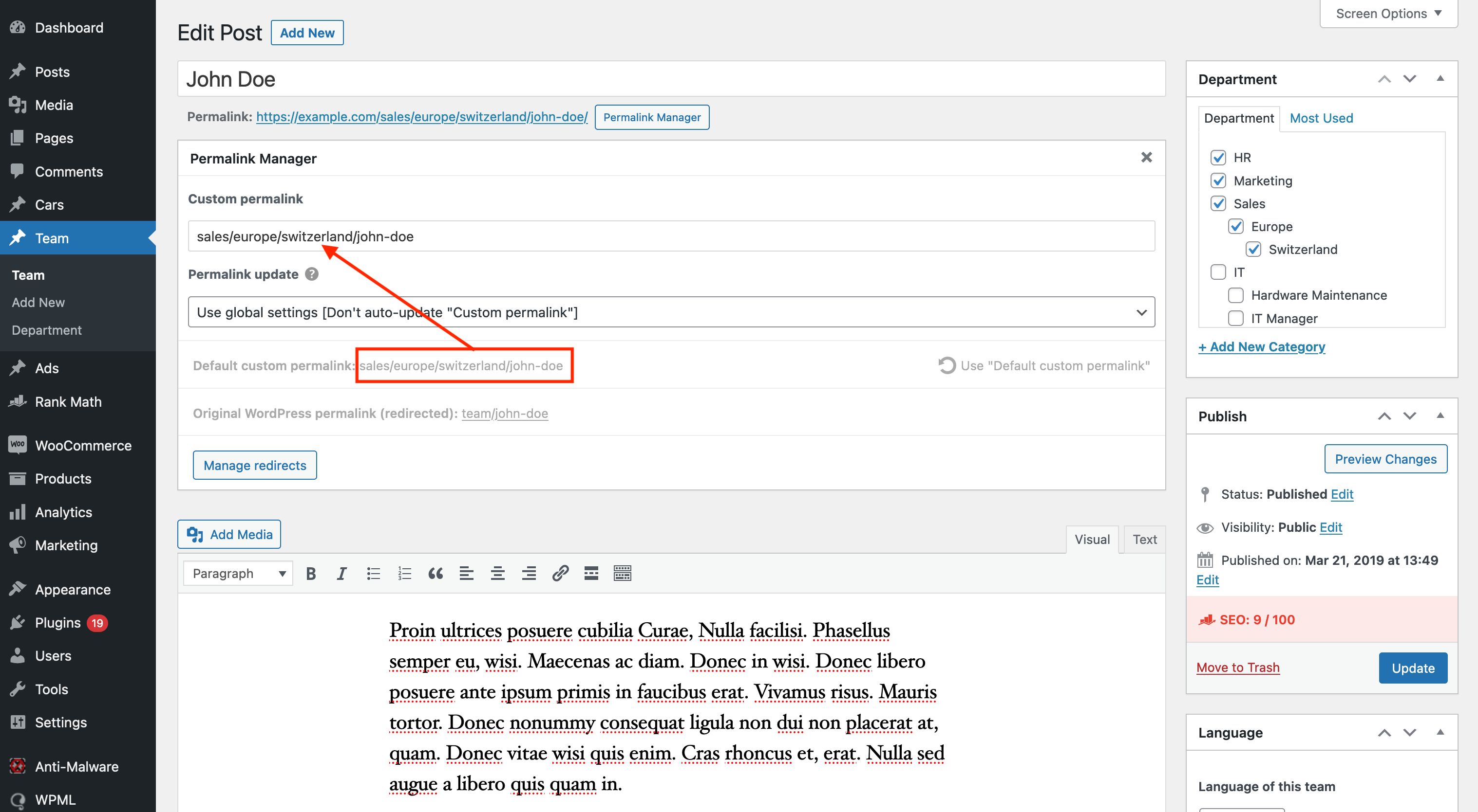 Regenerate Custom Permalinks | Permalink Manager Pro