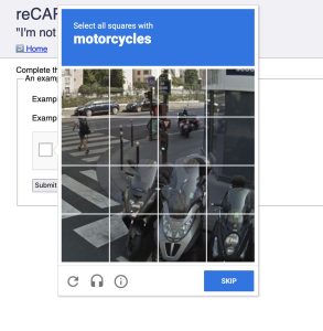 reCAPTCHA