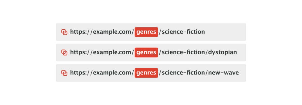 Custom taxonomy permalinks example